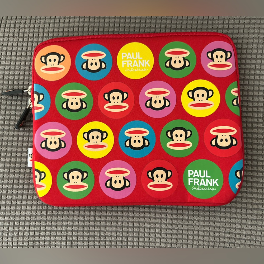Authentic Paul Frank Red Tablet/Kindle Sleeve